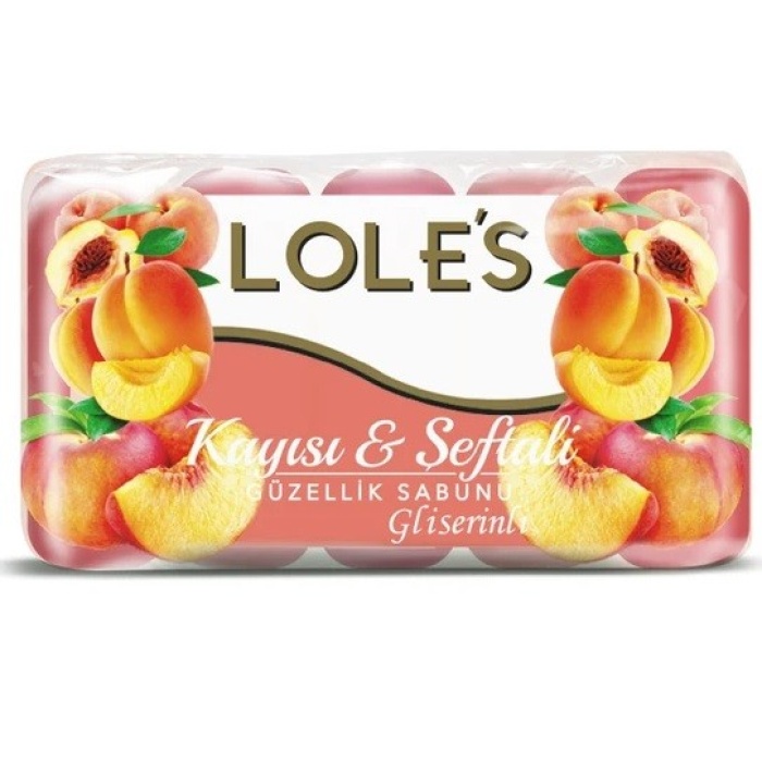 Loles Kayısı & Şeftali Kokulu Sabun 5x50 Gr