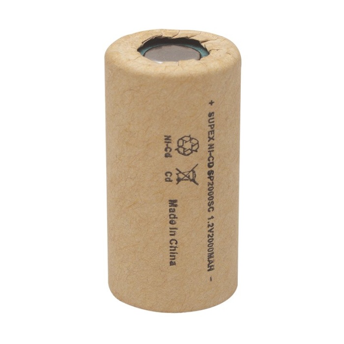 Supex Süpürge Pili Tekli 1.2 V 2000sc  2000ma Nı-cd
