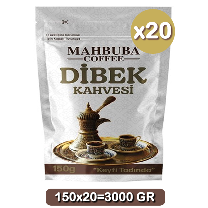 Mahbuba Dibek Kahvesi 150 Gr 20 Paket