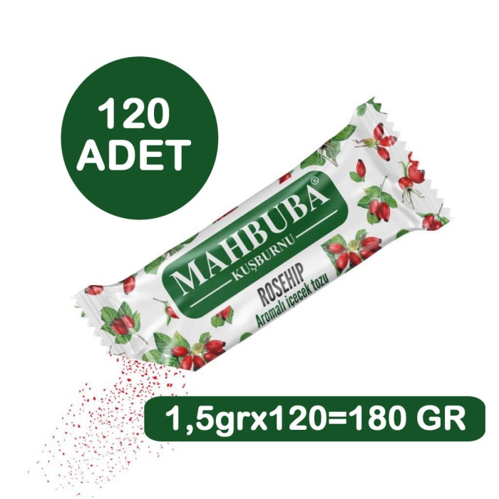 Mahbuba Tek İçimlik Kuşburnu Aromalı Oralet Çayı 120x1,5gr