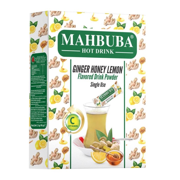 Mahbuba Tek İçimlik Zencefil Bal Limon Aromalı Oralet Çayı 240x1.5gr