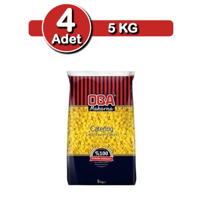 Oba Makarna Yüksük 5kgx4 Adet