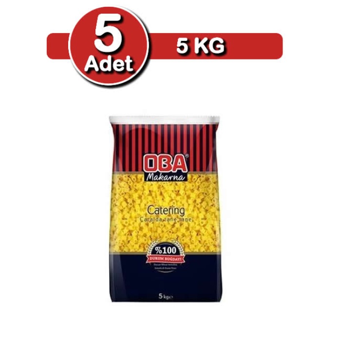 Oba Makarna Yüksük 5kgx5 Adet