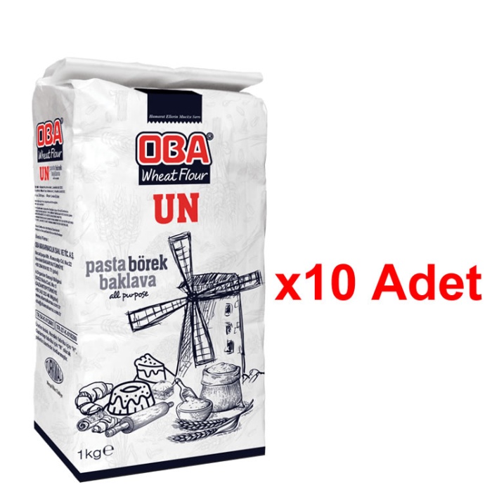 Oba Buğday Unu 10 X 1 Kg