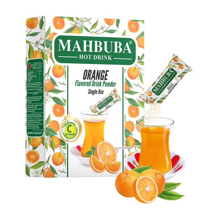 Mahbuba Tek İçimlik Portakal Aromalı Oralet Çayı 1,5grx120 Adet
