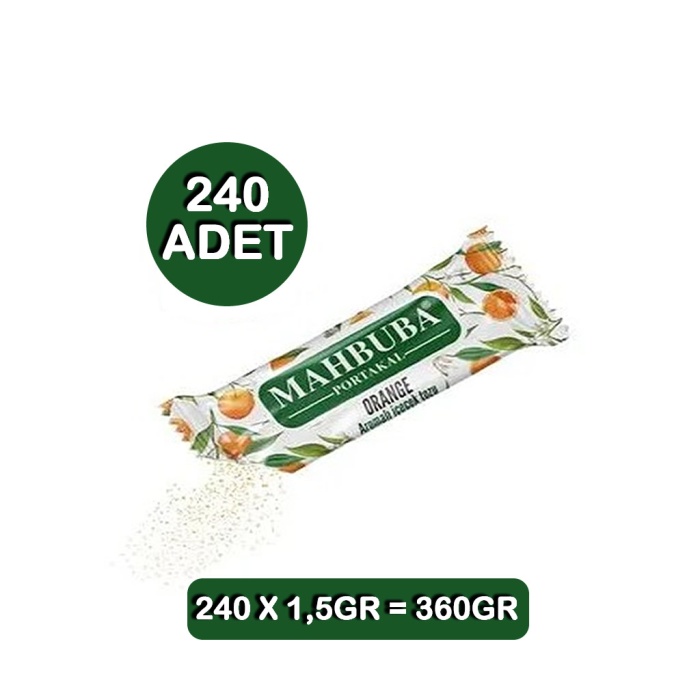 Mahbuba Tek İçimlik Portakal Aromalı Oralet Çayı 1,5grx240 Adet