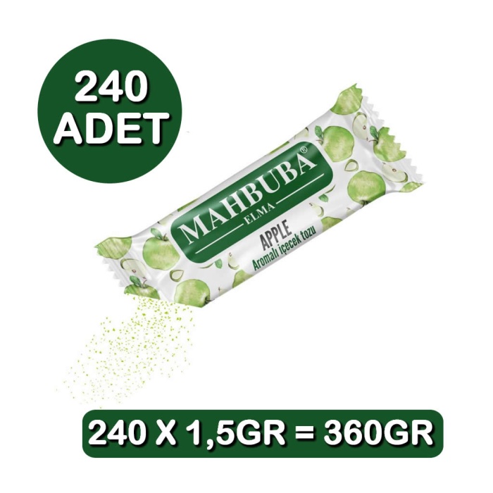Mahbuba Tek İçimlik Elma Aromalı Oralet Çayı 240x1,5gr