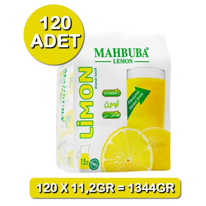 Mahbuba Mango Aromalı Soğuk Toz İçecek 120x11.2gr