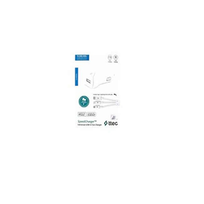 Ttec 2cks01ut Hızlı Şarj Universal Araç Şarj Cihazı 2.1a Trio Kablolu Beyaz