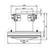 Süpürge Motoru CG-15 / 1400 W (Unico Motor)