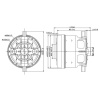 Bosch Elektrik Süpürgesi Motoru SM-25 B / 1600 W (BAKIR SARGILI)