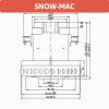 Süpürge Motoru Snow-Mac SM-55 / 1200 W
