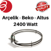 Arçelik Turbo Fırın Rezistans (Orjinal Balçık) 2100-2400 Watt (1048B)