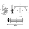 Radyan Fan Motoru 60X180 MM - Üniversal