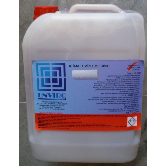 Klima Temizleme Sıvısı ENVİRO 5 KG