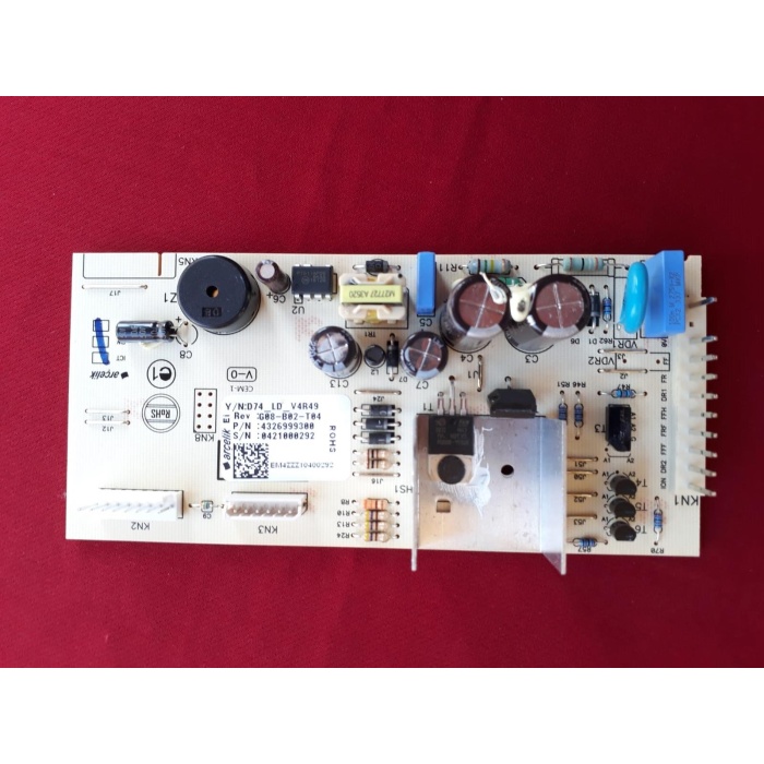 Arçelik Nofrost Buzdolabı Kontrol Kart 4326999300 Orjinal (4326994300 yerine)
