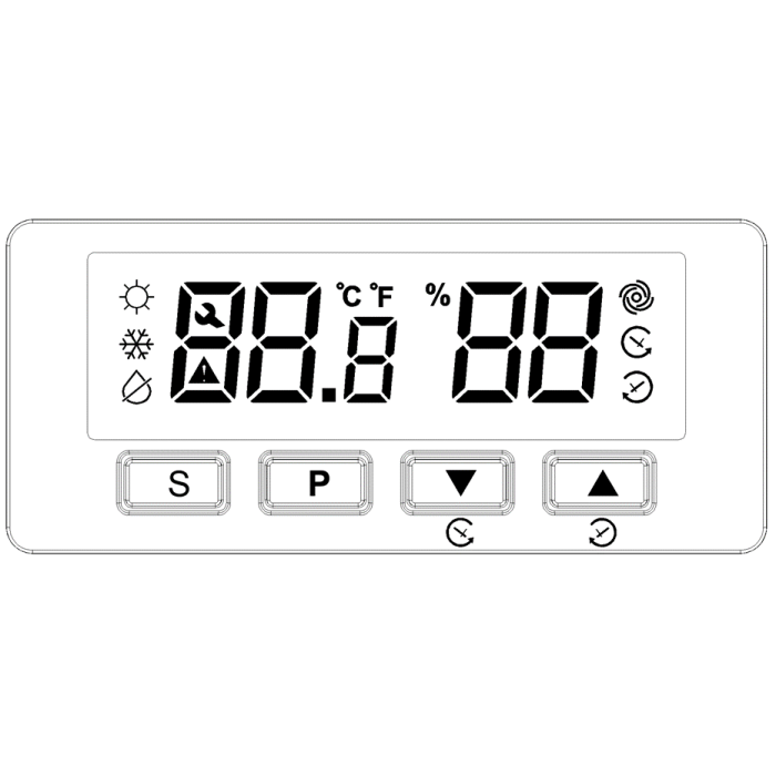 Kuluçka Makinası Termostat  SM7030HT ( ISI + NEM + MOTOR KONTROL + ALARM FONKSİYONLU )