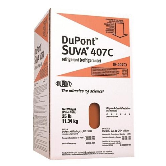 R-407C Dupont Orj. Tüp (11.35 KG)