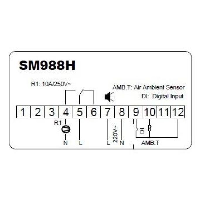 Snow-Mac SM988H Dijital termostat ( Tek Proplu )