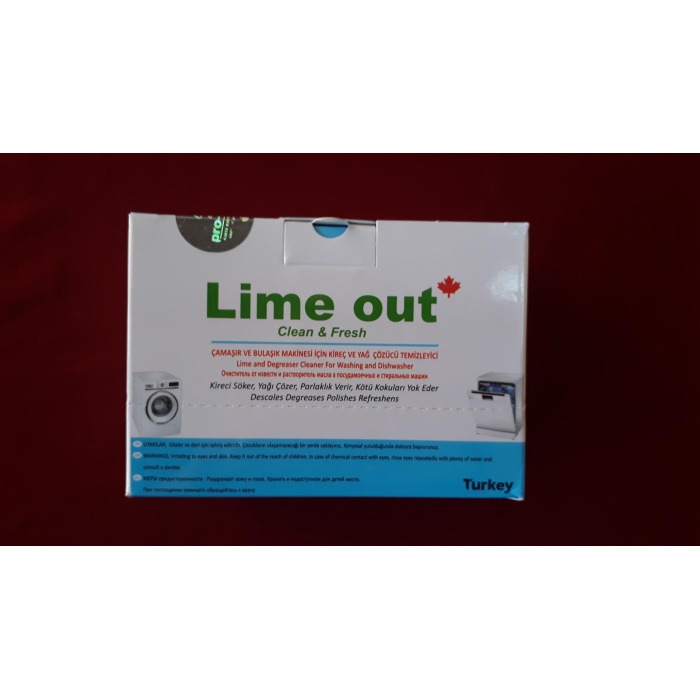 Bulaşık - Çamaşır Makinesi Temizleyici (Lime Out) 5Li PAKET