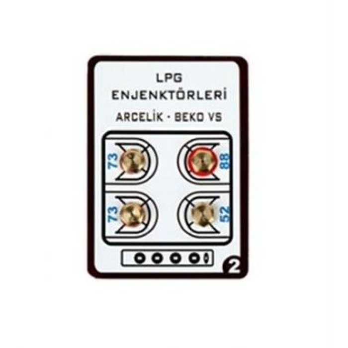 OCAK ENJEKTÖR BOSCH  LPG NO:7 (OCAK MEMESİ)