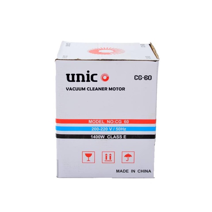 Süpürge Motoru CG-60HD / 1400 W (Unico Motor) Bakır Sargılı