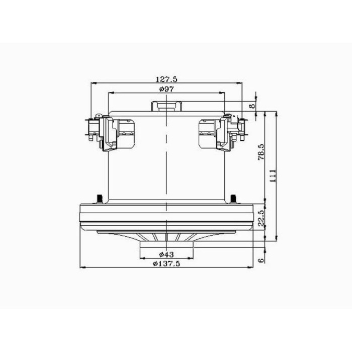 SÜPÜRGE MOTORU BT26 1800W