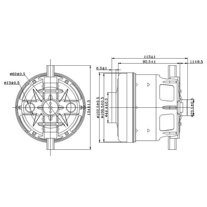 Bosch Elektrik Süpürgesi Motoru SM-25 B / 1600 W (BAKIR SARGILI)