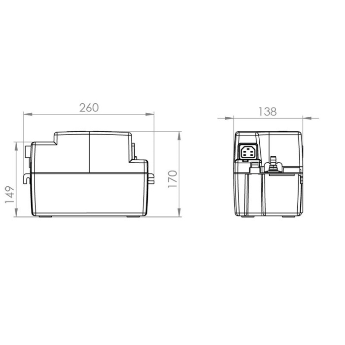 Klima Drenaj Pompası - Sanicondens PRO 2 Litre