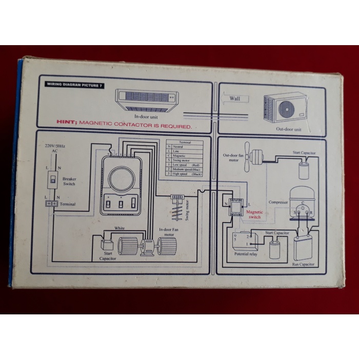 FAN COIL TERMOSTAT (ODA TERMOSTAT) MIZU ELEKTRONİK KOMPRESÖR ÇIKIŞLI