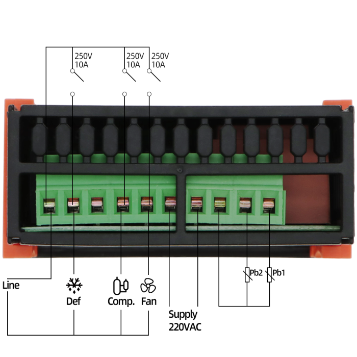 ETC 974 Dijital Termostat Çift Prop