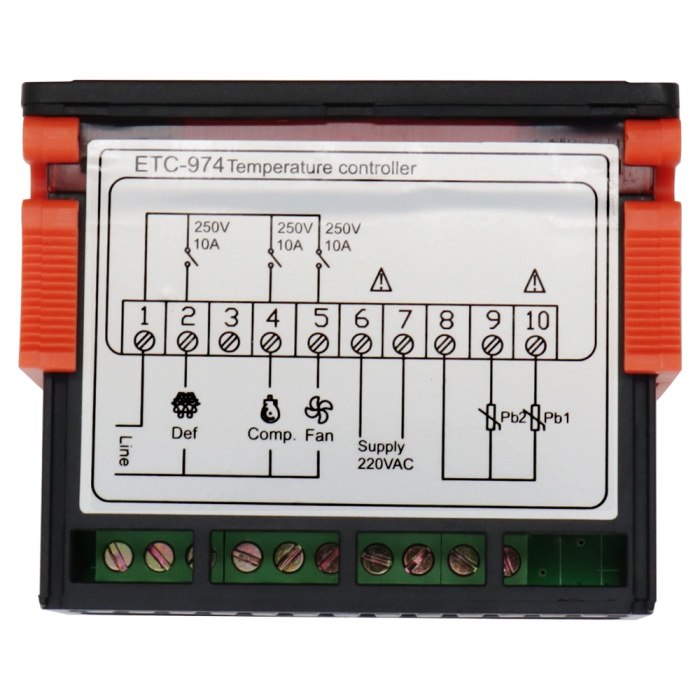ETC 974 Dijital Termostat Çift Prop