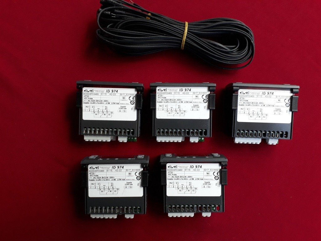 Eliwell ID 974 GREY Dijital termostat Çift Proplu 12 VOLT - 24 ...