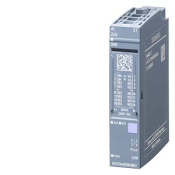 6ES7134-6FB00-0BA1 SIMATIC ET 200SP, Analog input module, AI 2xU Standard Pack quantity: 1 unit, suitable for BU type A0, A1, Color code CC00, Mod