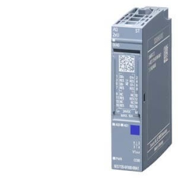 6ES7135-6FB00-0BA1 SIMATIC ET 200SP, Analog output module, AQ 2xU Standard, Pack quantity: 1 unit, suitable for BU type A0, A1, Color code CC00, M
