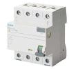 5SV3346-6KK12 Residual current operated circuit breaker, 4-pole, type A, In: 63 A, 30 mA, Un AC: 400 V, SIGRES (harsh ambient conditions
