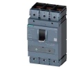 3VA1463-4EF32-0AA0 circuit breaker 3VA1 IEC frame 630 breaking capacity class S Icu=36kA @ 415V 3-pole, line protection TM240, ATAM, In=630A