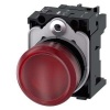 3SU1102-6AA20-1AA0 Sirius ACT plastik Komple Sinyal Lambalar Kırmızı 24 AC/DC