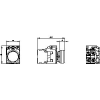 3SU1152-0AB60-1BA0 Sirius ACT Metal Komple Işıklı Yay Dönüşlü Butonlar Beyaz 24 AC/DC 1NO