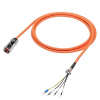 6FX3002-5CK32-1BA0 Power cable pre-assembled 6FX3002-5CK01-1BA0 4x 0.75 C, for motor S-1FL6 LI to V90 230 V FS A, B, C, D (1kW) MOTION-CONNECT 300
