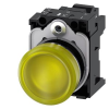 3SU1156-6AA30-3AA0 Sirius ACT Metal Komple Sinyal Lambalar Sarı 230 AC 22MM