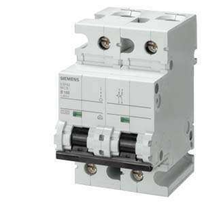 5SP4292-7 125A, 2 FAZLI, 70mm OTOMAT, ANAHTARLI OTOMATİK SİGORTA, 10kA, C TİPİ, YAVAŞ KARAKTERLİ