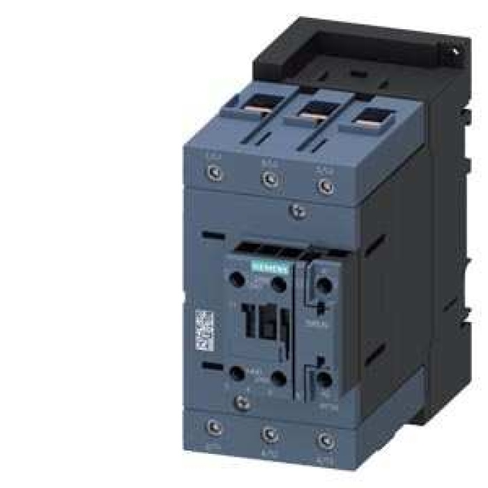 3RT2046-1NB30 power contactor, AC-3 95 A, 45 kW / 400 V 1 NO + 1 NC, 20-33 V AC/DC 3-pole, 3 NO, Size S3 screw terminal integrated varistor