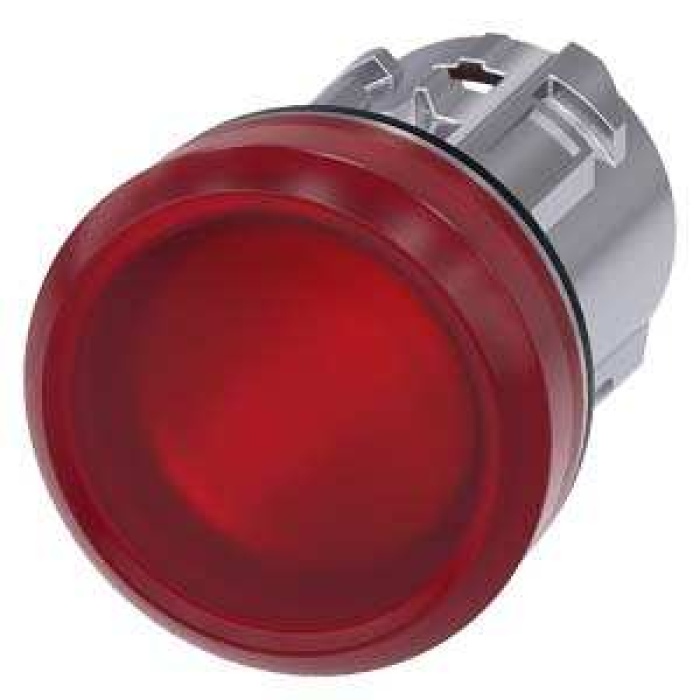3SU1051-6AA20-0AA0 Sinyal Lambası kafası Metal kırmızı