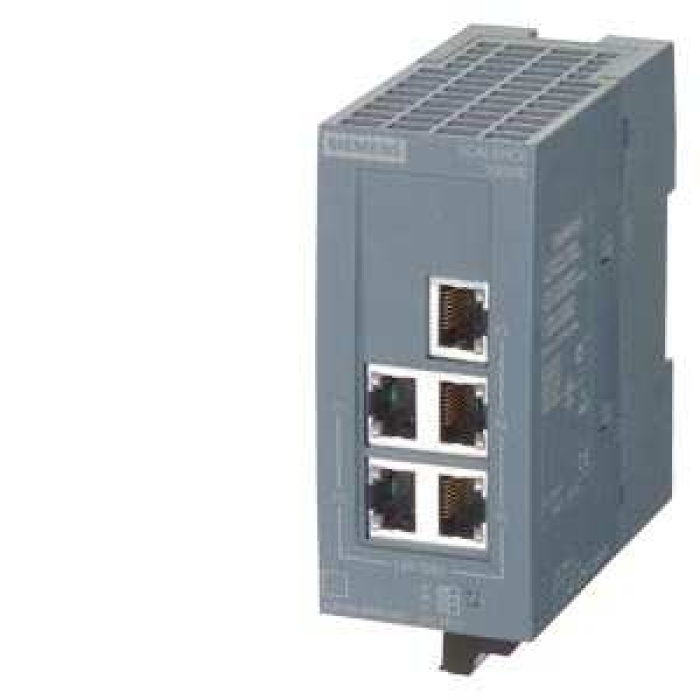 6GK5005-0BA00-1AB2 SCALANCE XB005 unmanaged Industrial Ethernet Switch for 10/100 Mbit/s,  for setting up small star and line topologies, LED diag