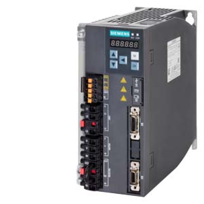 6SL3210-5FB10-8UF0 SINAMICS V90, with PROFINET Input voltage: 200-240 V 1/3-phase AC -15%/+10% 10.4 A/5.0 A 45-66 Output voltage: 0 – Input 4.7 A