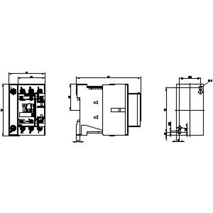 3RT2526-1BB40 power contactor, AC-3, 25 A, 11 kW / 400 V, 4-pole, 24 V DC, main contacts: 2 NO + 2 NC, auxiliary contacts: 1 NO + 1 NC, screw