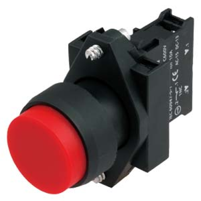 3SB6110-0AB40-1BA0 Komple Yay Dönüşlü Butonlar Plastik Yeşil 1NO