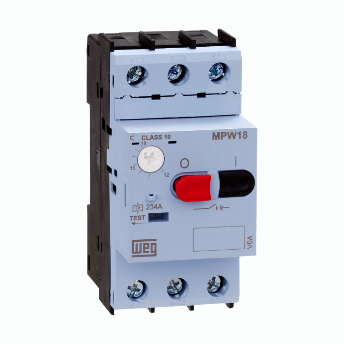 12429368 MPW18-3-D0160,37/0,55 kW Motor Koruma Şalteri 100kA MPW18-3-D016  1,0-1,6A