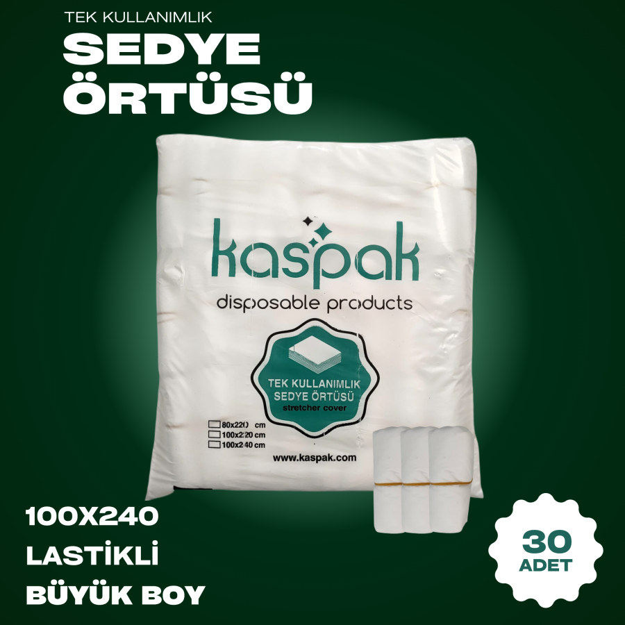 BÜYÜK BOY SEDYE ÖRTÜSÜ 30 ADET